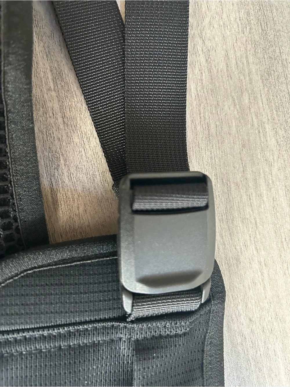 The North Face Black Sling Belt Bag with White Logo